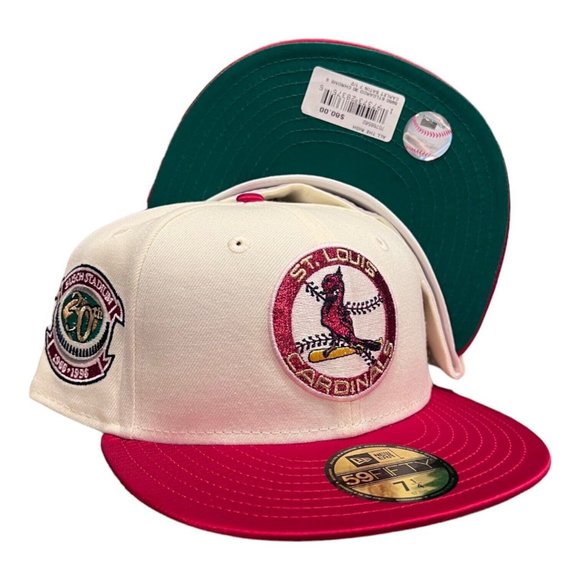 New Era Other - New Era St. Louis Cardinals 59FIFTY Fitted Hat 30 Year Busch Stadium Patch